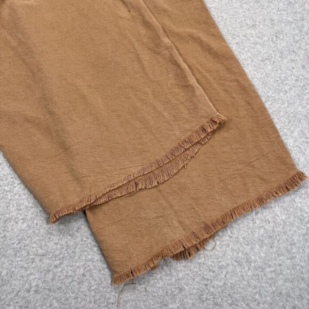 We the Free Old West Slouchy Wide Leg Pant Womens 31 (31 x 28) Tan Raw Hem Boho - Picture 11 of 13